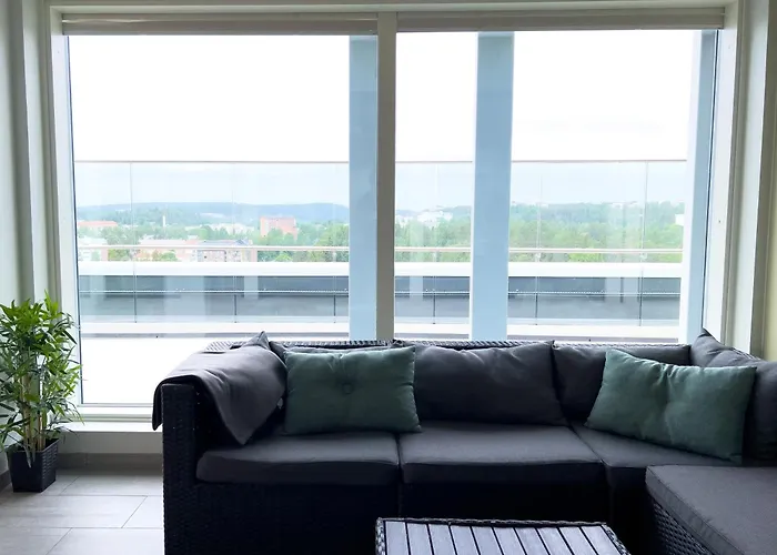 Aseman Portti - Stunning 1br 10th Floor شقة كوبيو