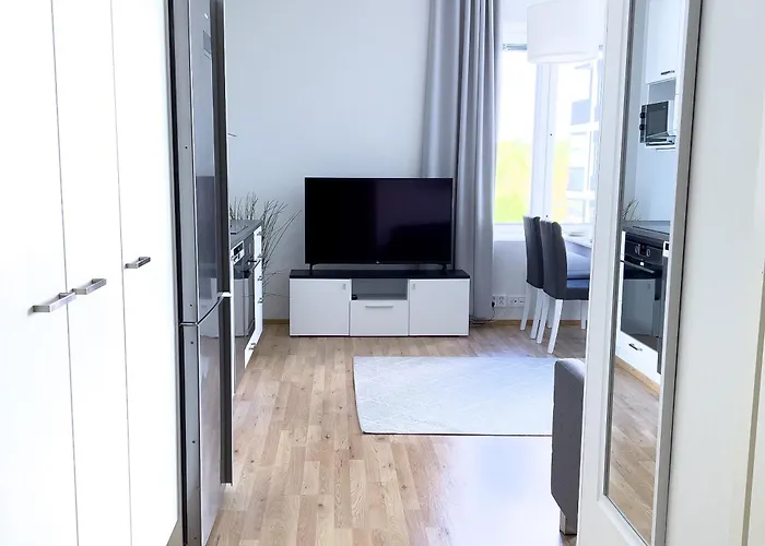 Aseman Portti - Stunning 1br 10th Floor شقة *